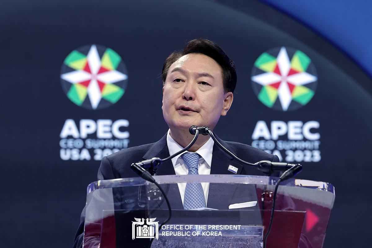 Keynote Address by President Yoon Suk Yeol at the APEC CEO Summit