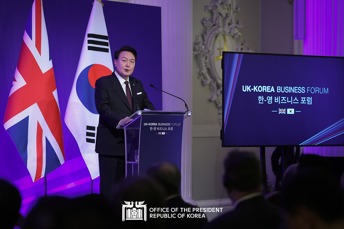 Remarks by President Yoon Suk Yeol at the UK-Korea Business Forum