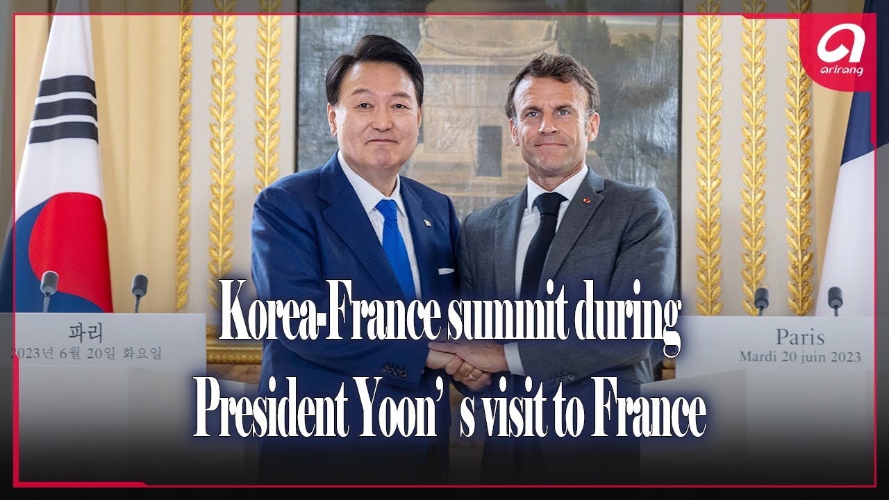 Korea-France summit during President Yoon’s visit to France