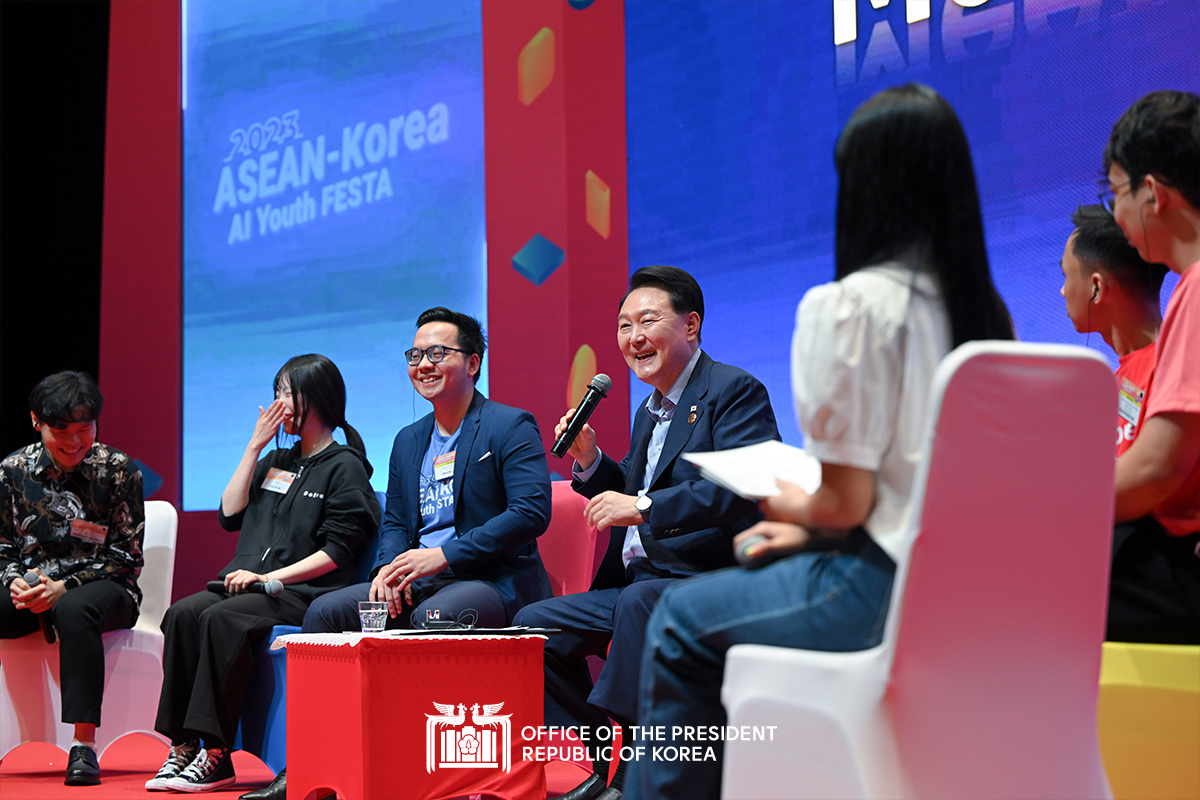 Remarks by President Yoon Suk Yeol at the Korea-ASEAN AI Youth Festa