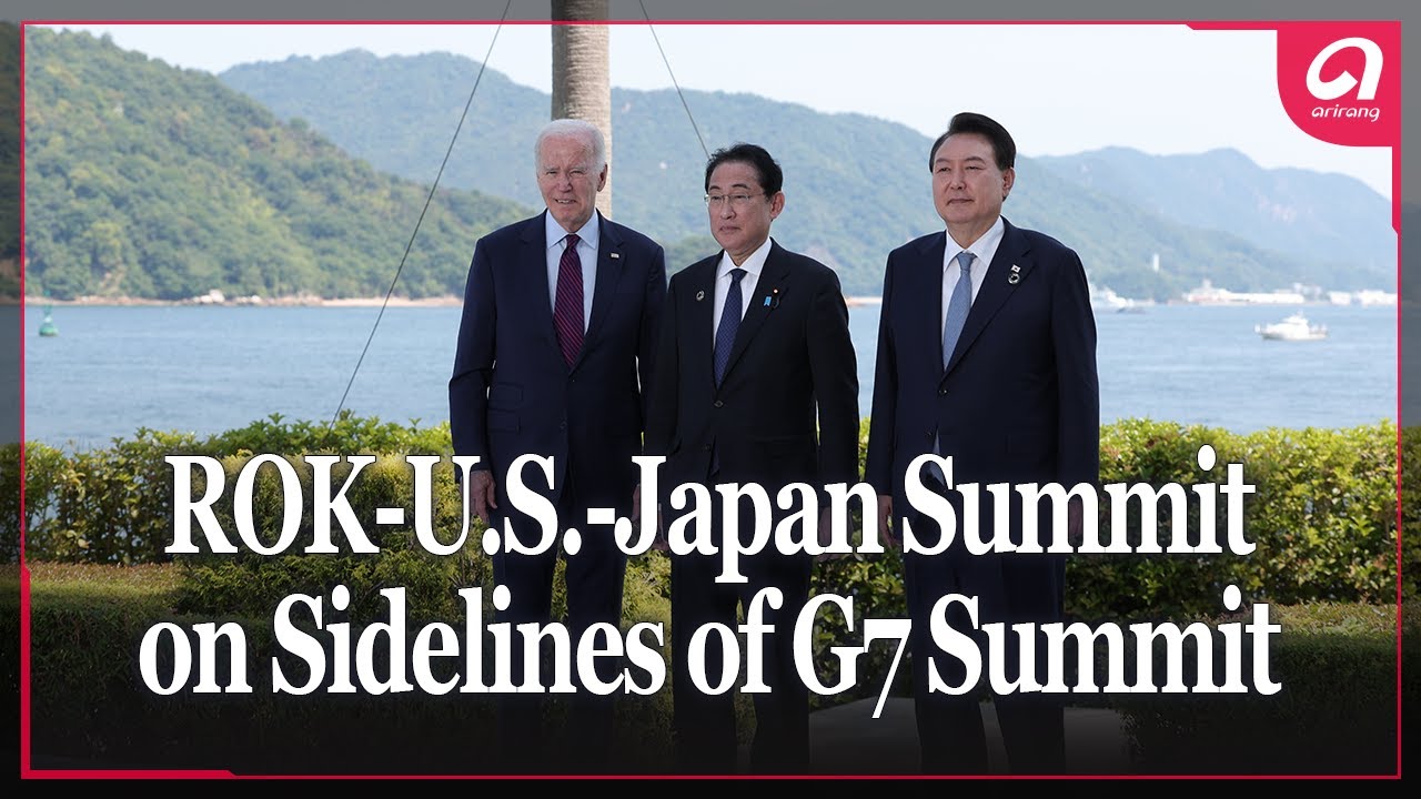 ROK-U.S.-Japan Summit on Sidelines of G7 Summit
