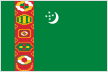 Turkmenistan 국기