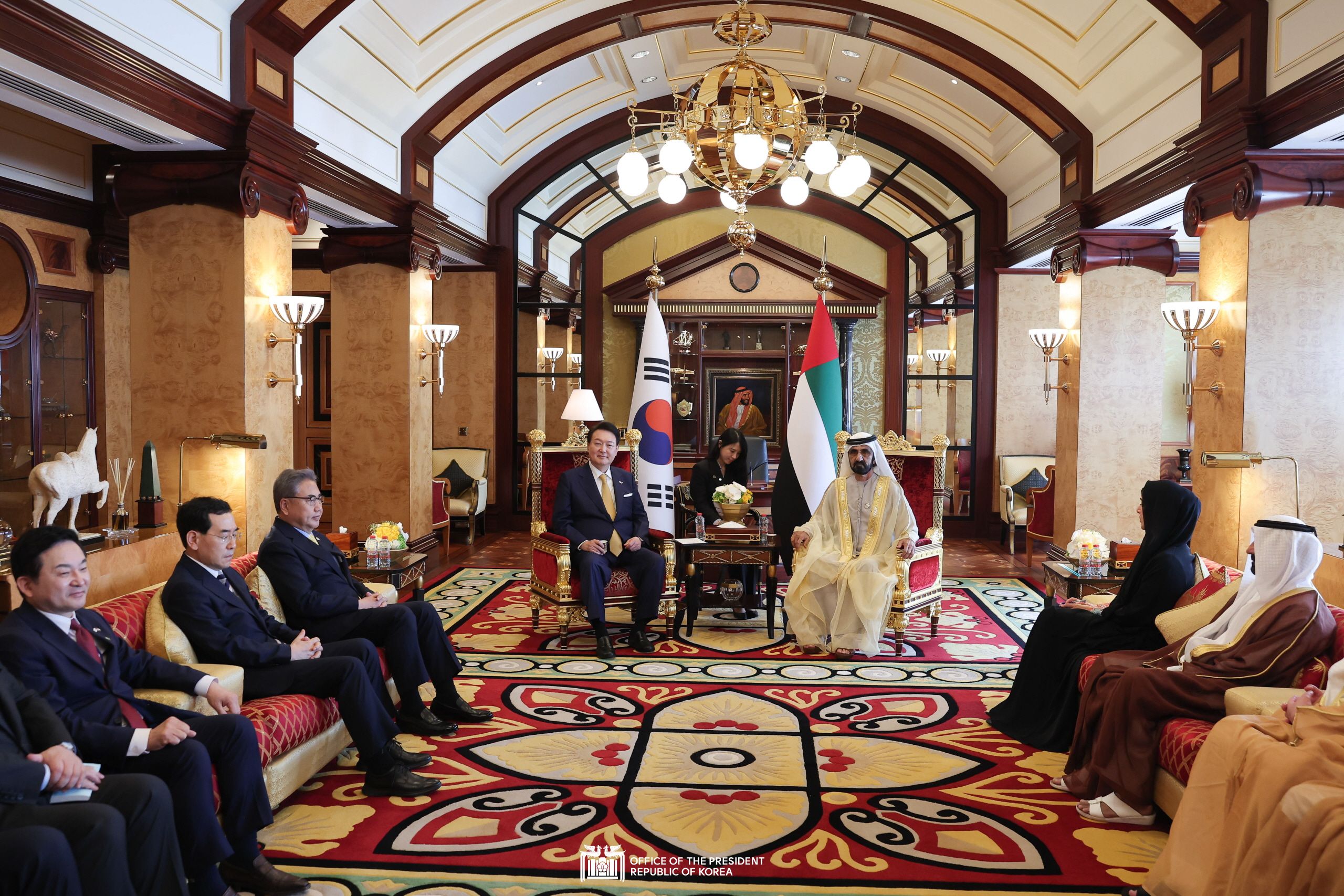 Meeting with Prime Minister of the UAE Sheikh Mohammed bin Rashid Al Maktoum slide 1