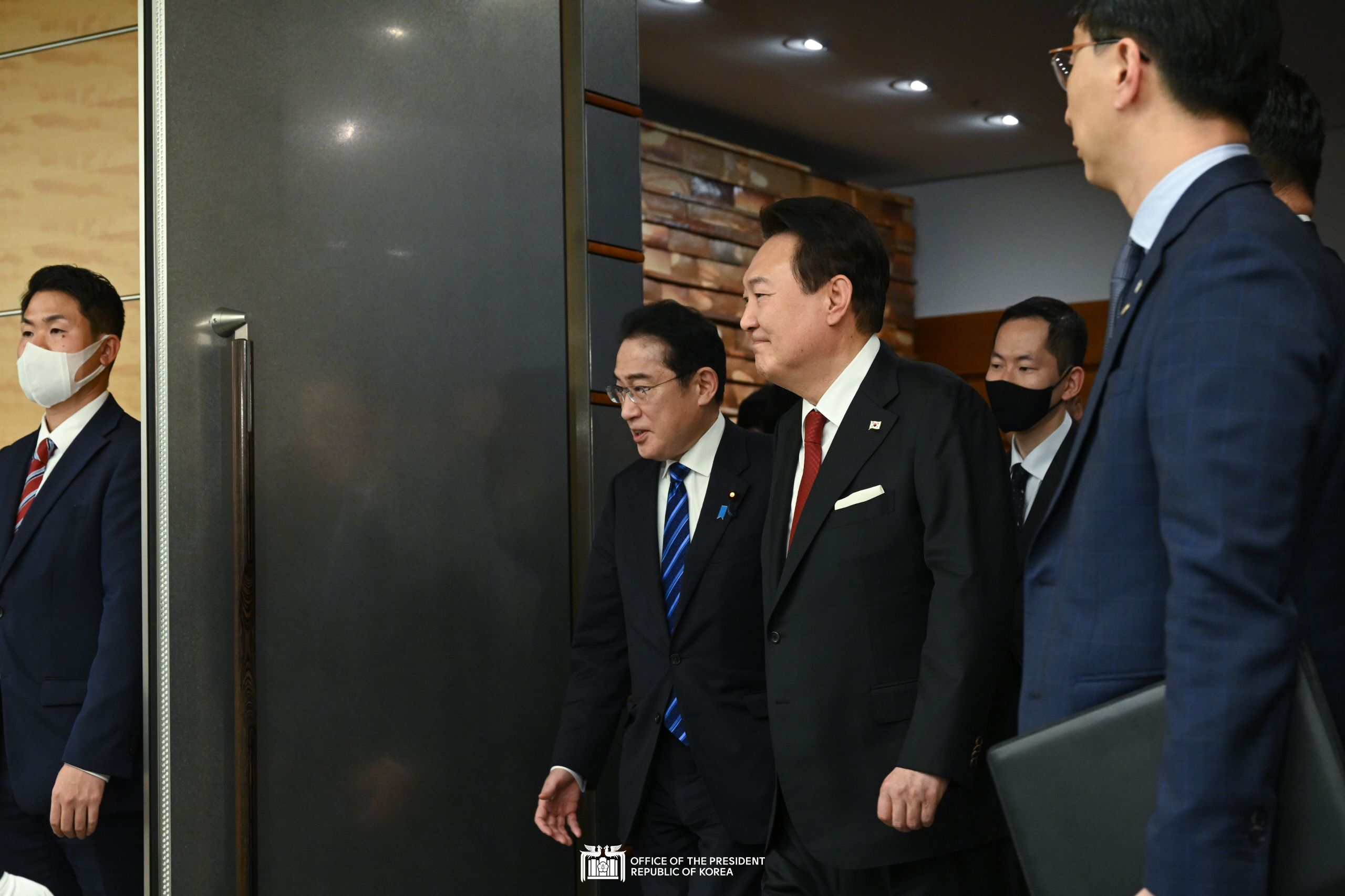 Attending the extended Korea-Japan summit in Tokyo, Japan slide 1