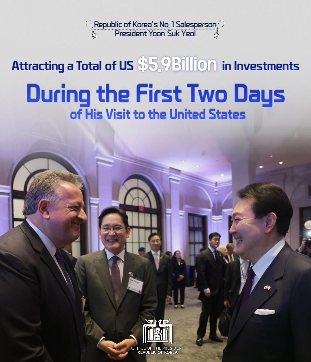 Attracting a Total of US$5.9 Billion in Investments During the First Two Days of His Visit to the United States Slide1