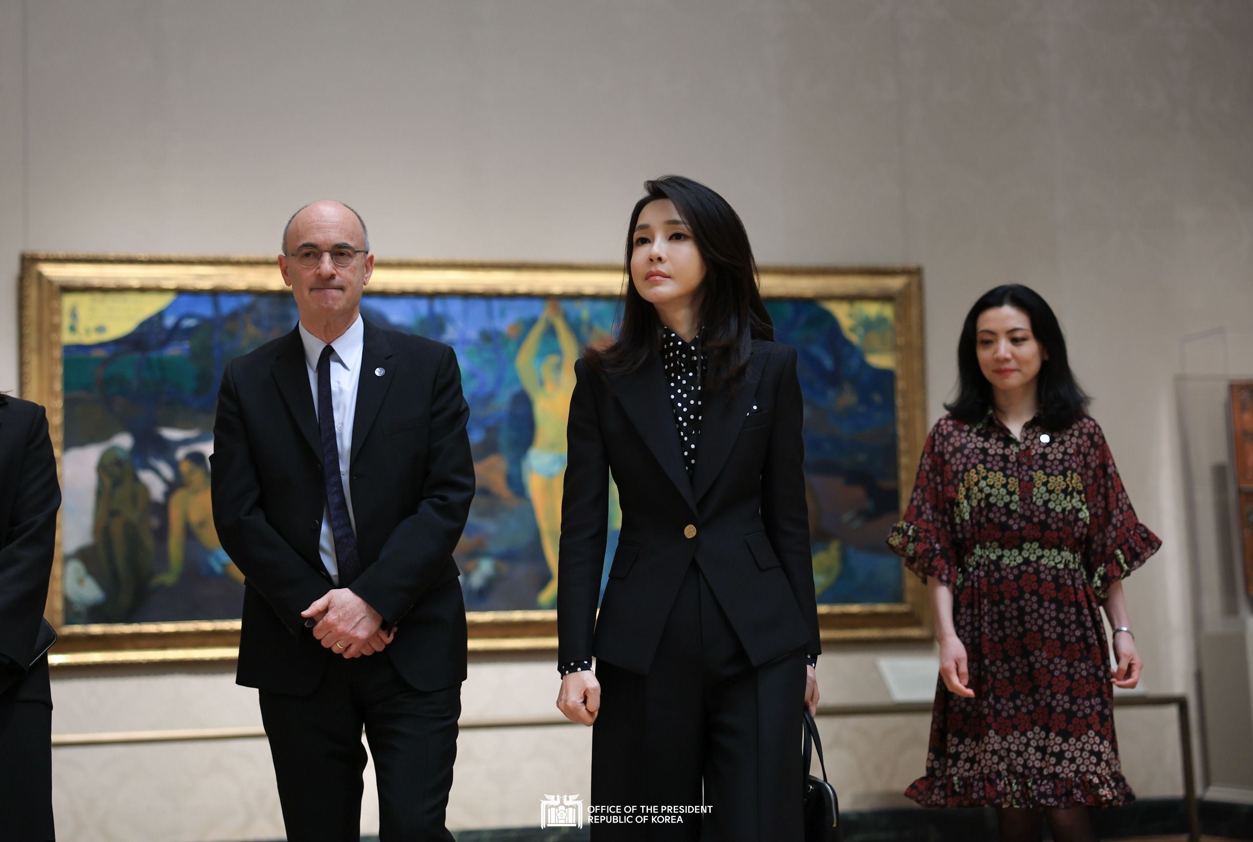 First Lady Kim Keon Hee visiting the Museum of Fine Arts, Boston Slide6