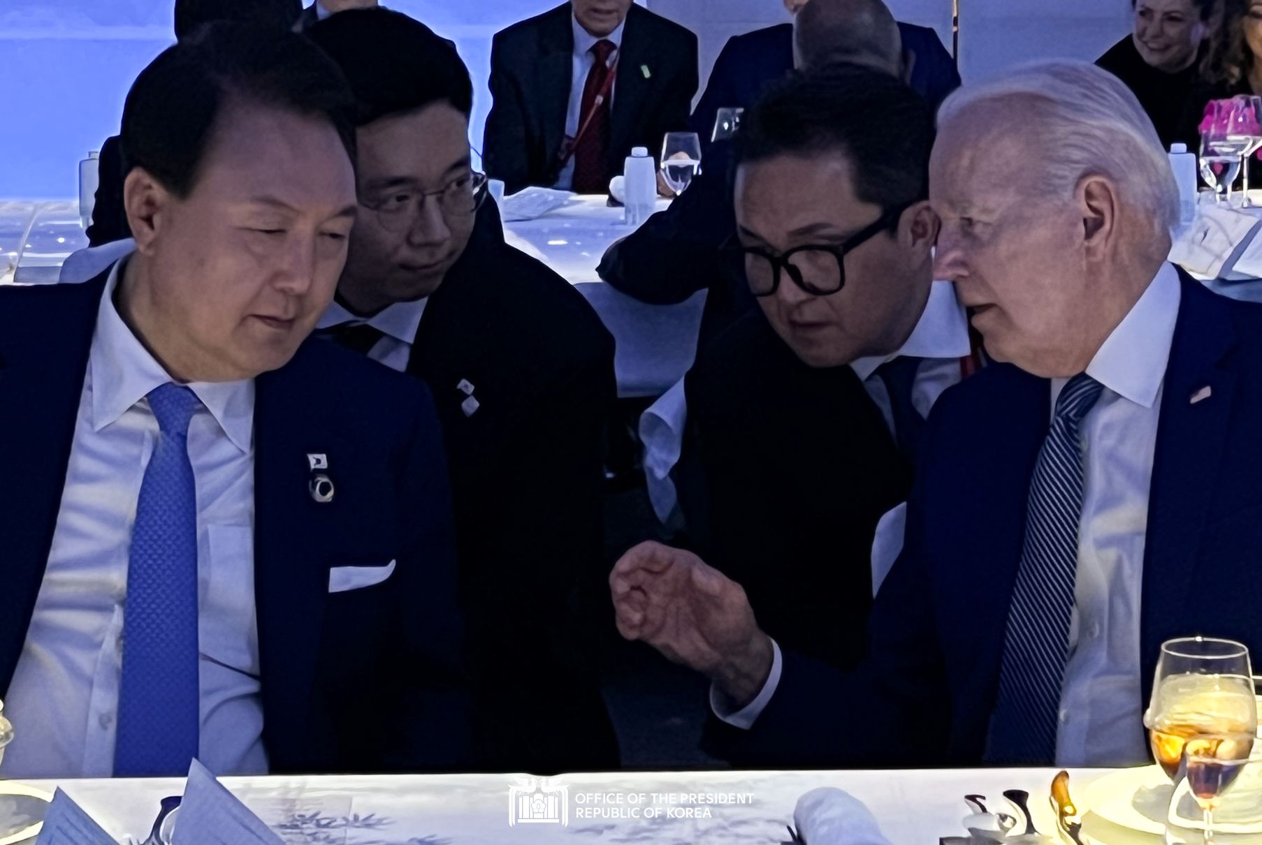 G7 Summit social dinner in Hiroshima, Japan slide 1
