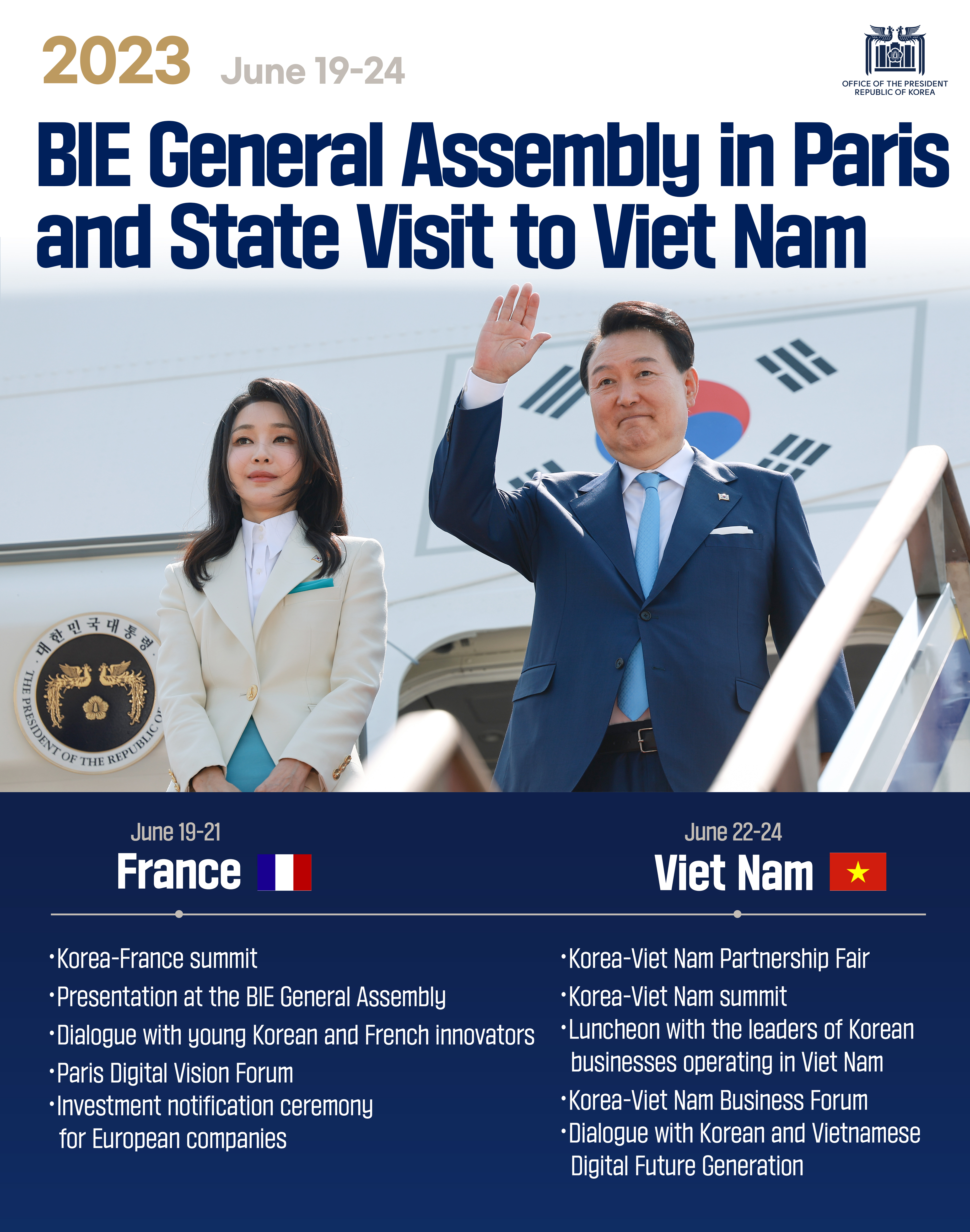 BIE General Assembly in Paris and State Visit to Viet Nam