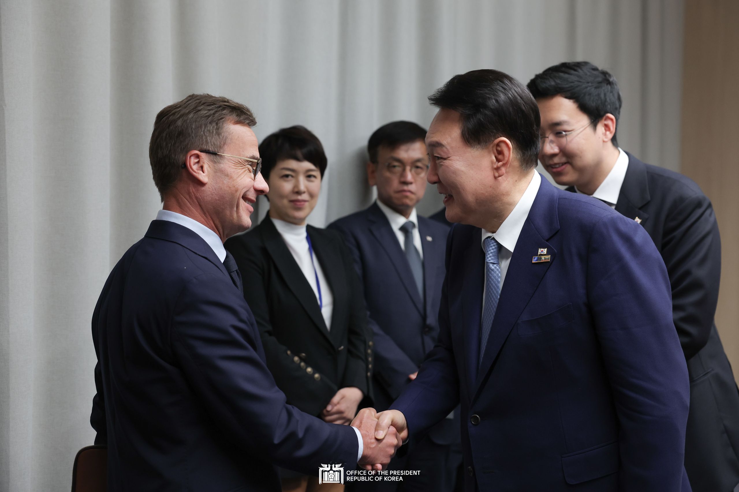 Korea-Sweden Summit in Vilnius, Lithuania slide 1