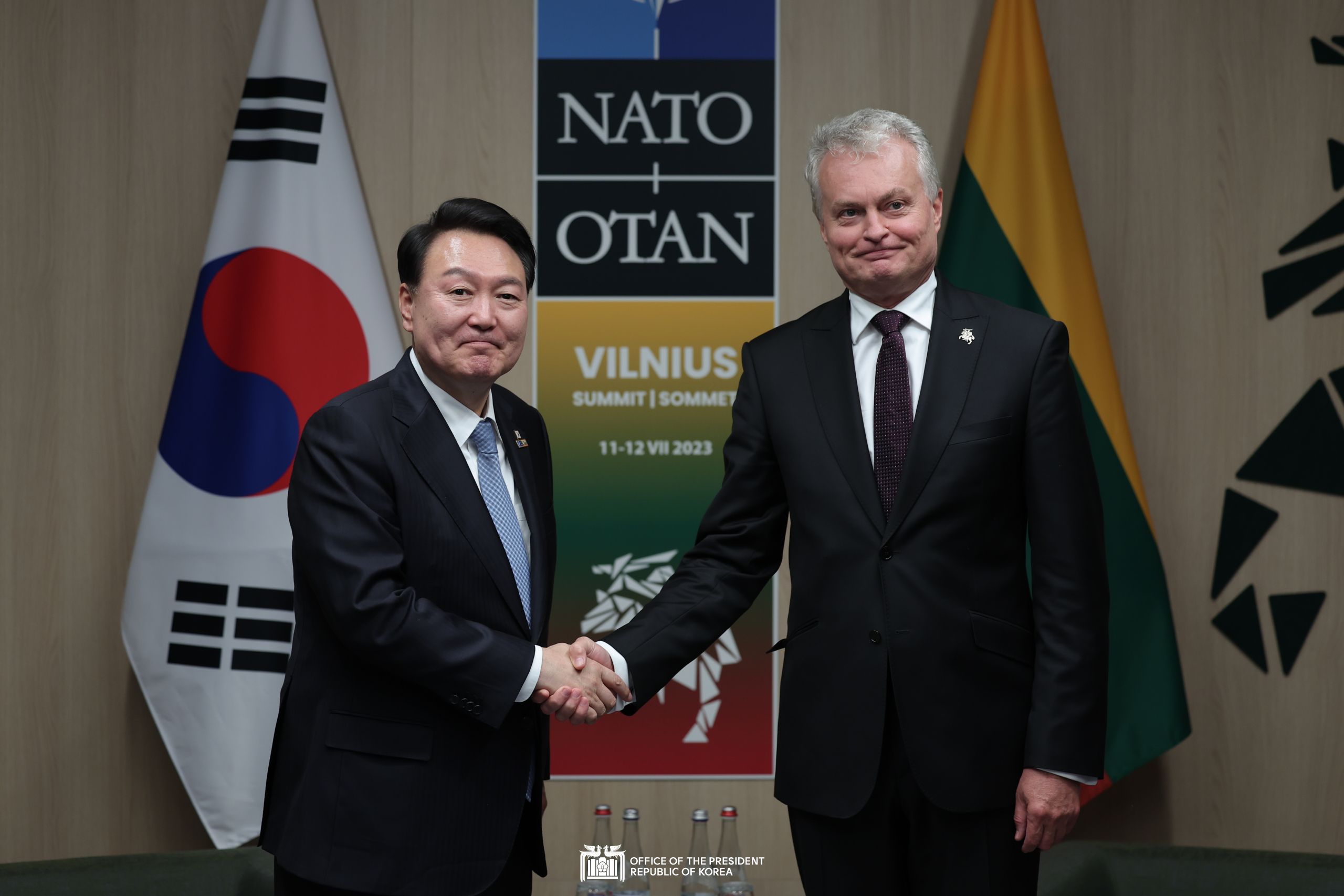 Korea-Lithuania Summit in Vilnius, Lithuania slide 1