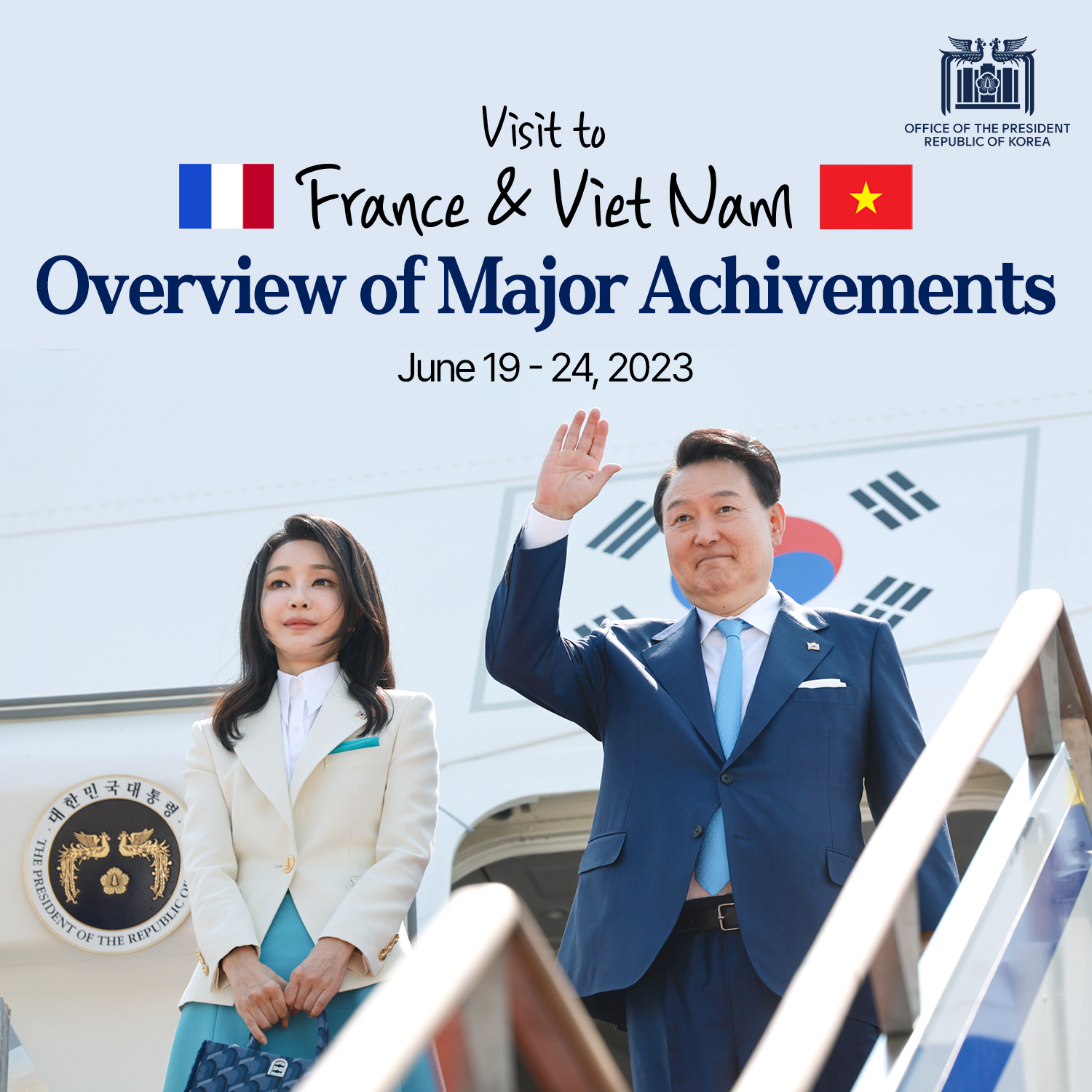 Visit to France & Viet Nam Overview of Major Achievements slide 1