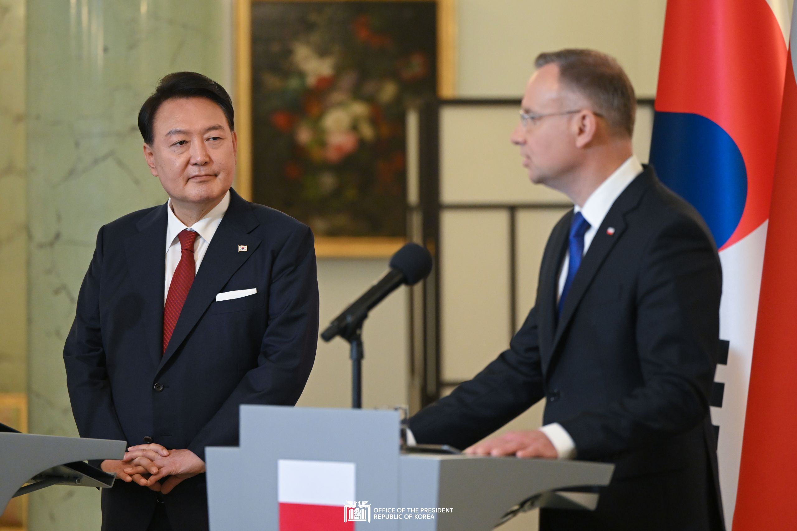 Korea-Poland Joint Press Statement slide 1