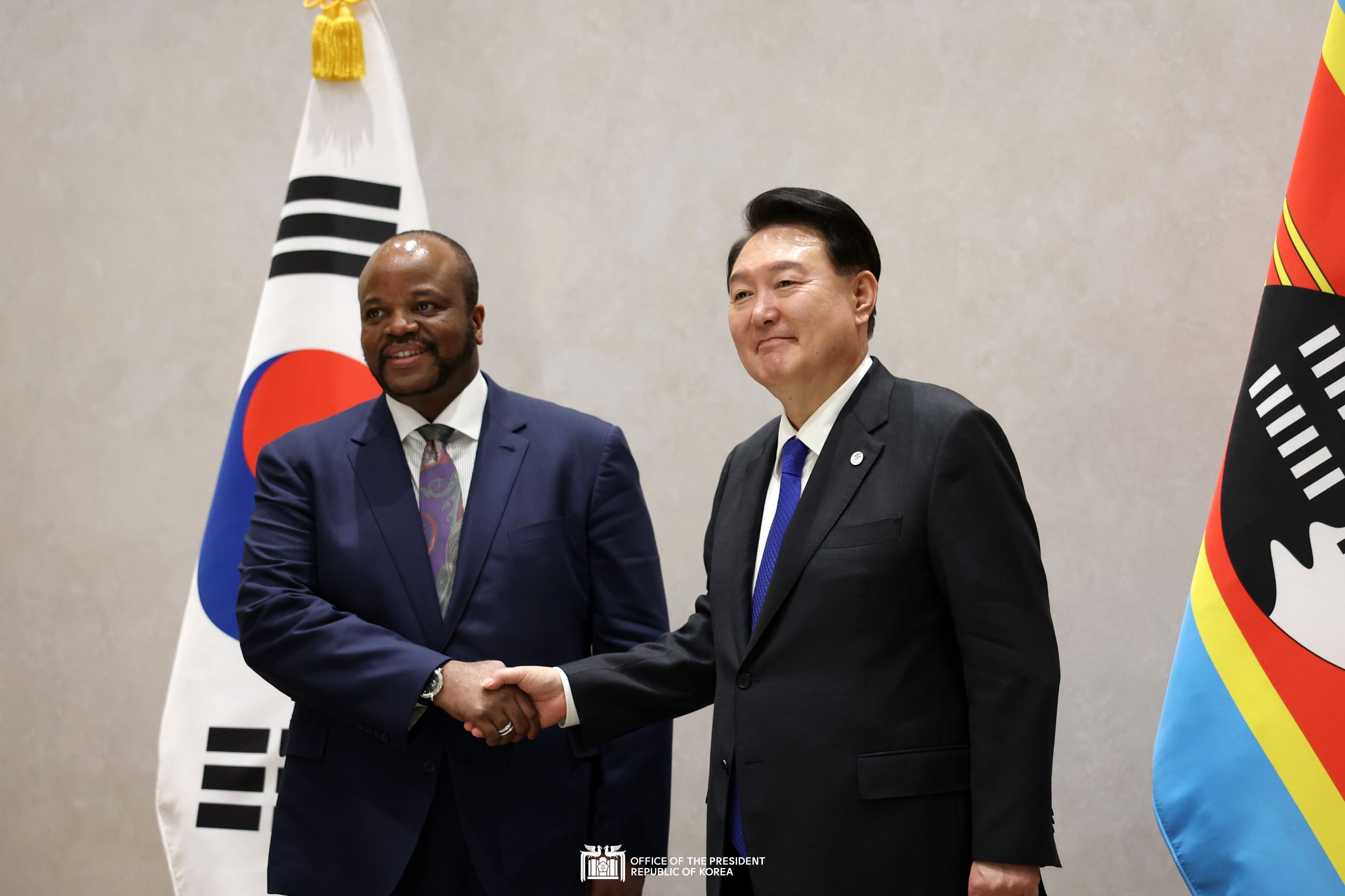 Korea-Eswatini Summit in New York slide 1