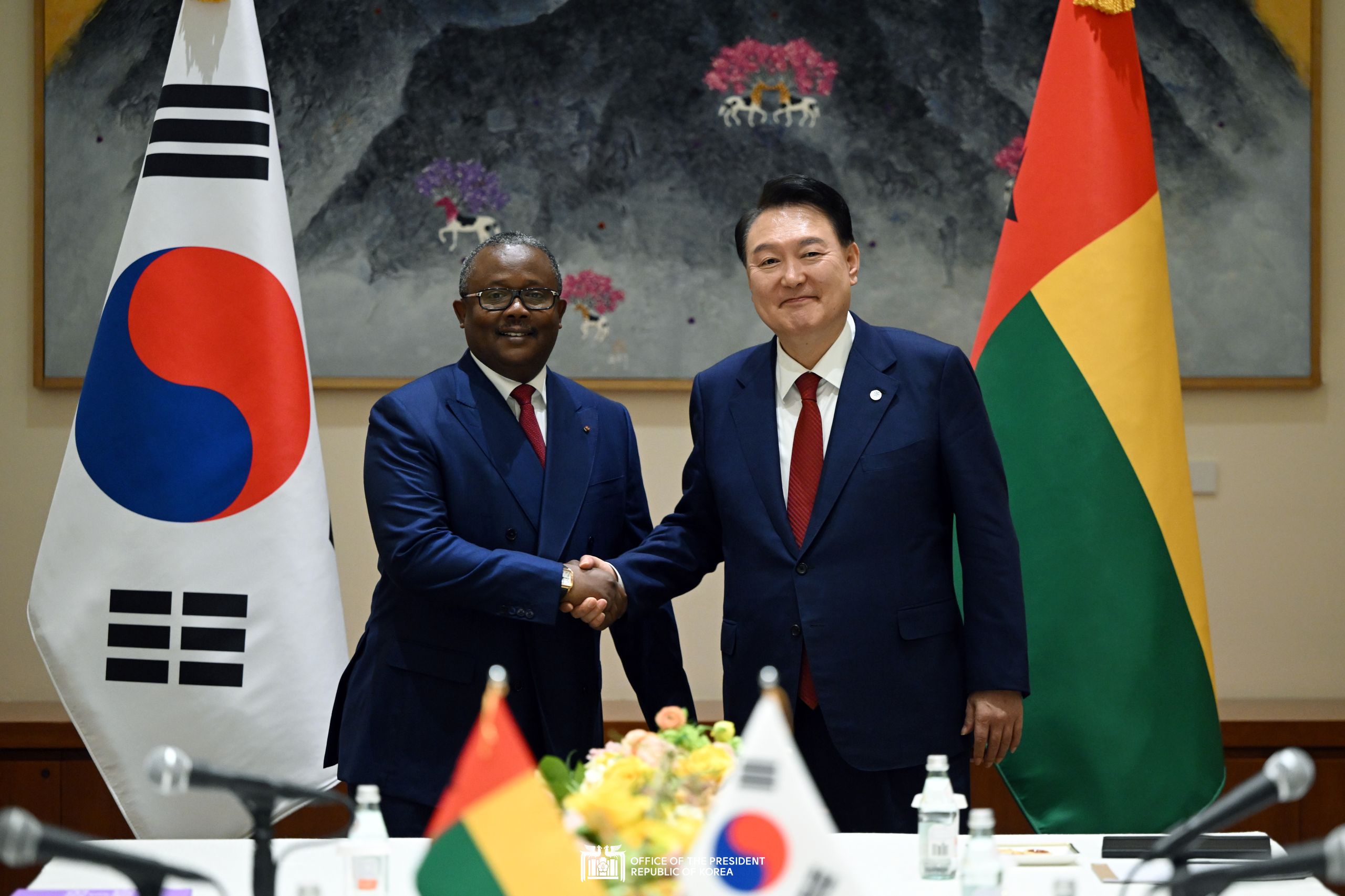 Korea-Guinea-Bissau Summit in New York slide 1