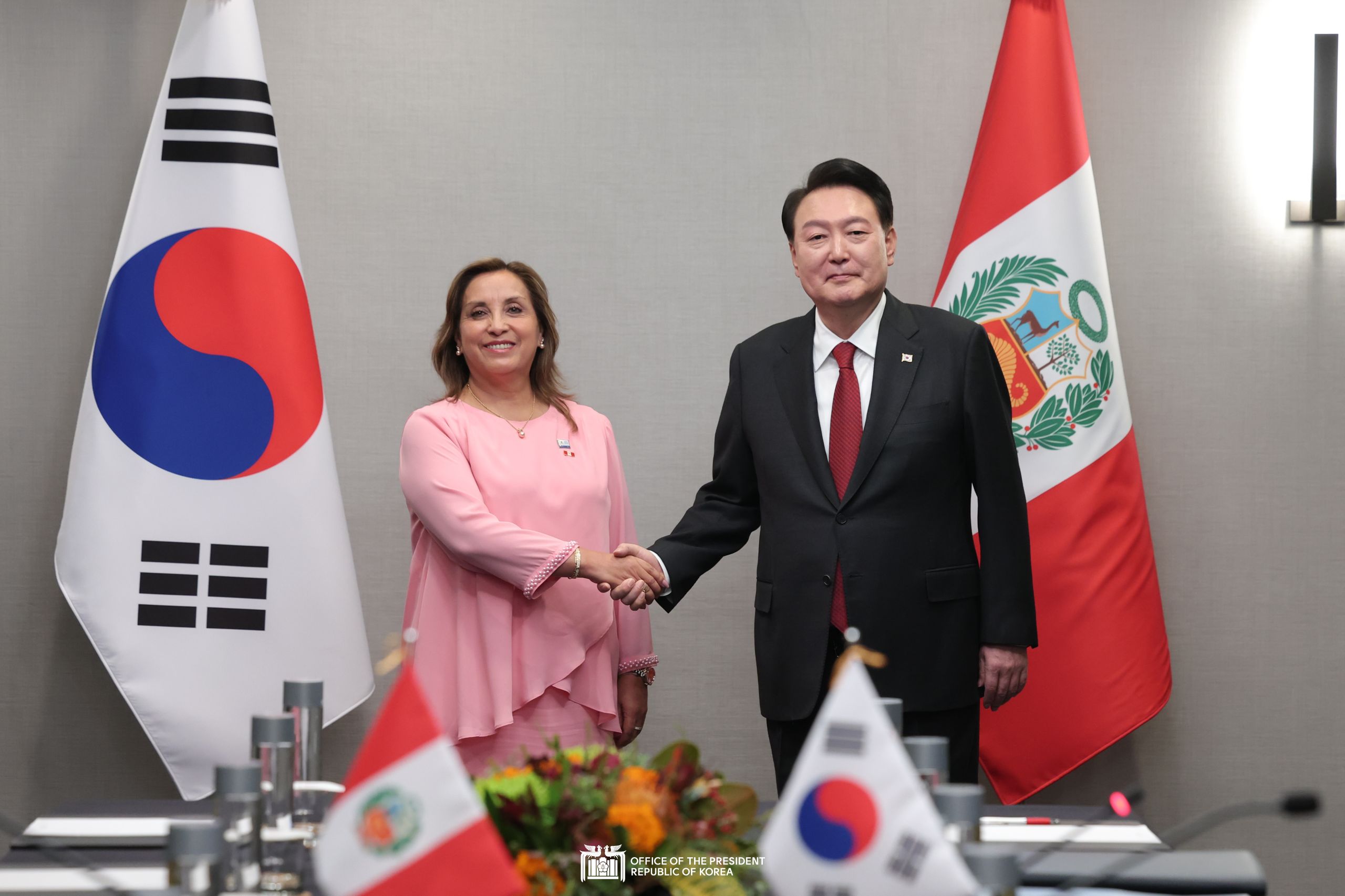 Korea-Peru Summit slide 1