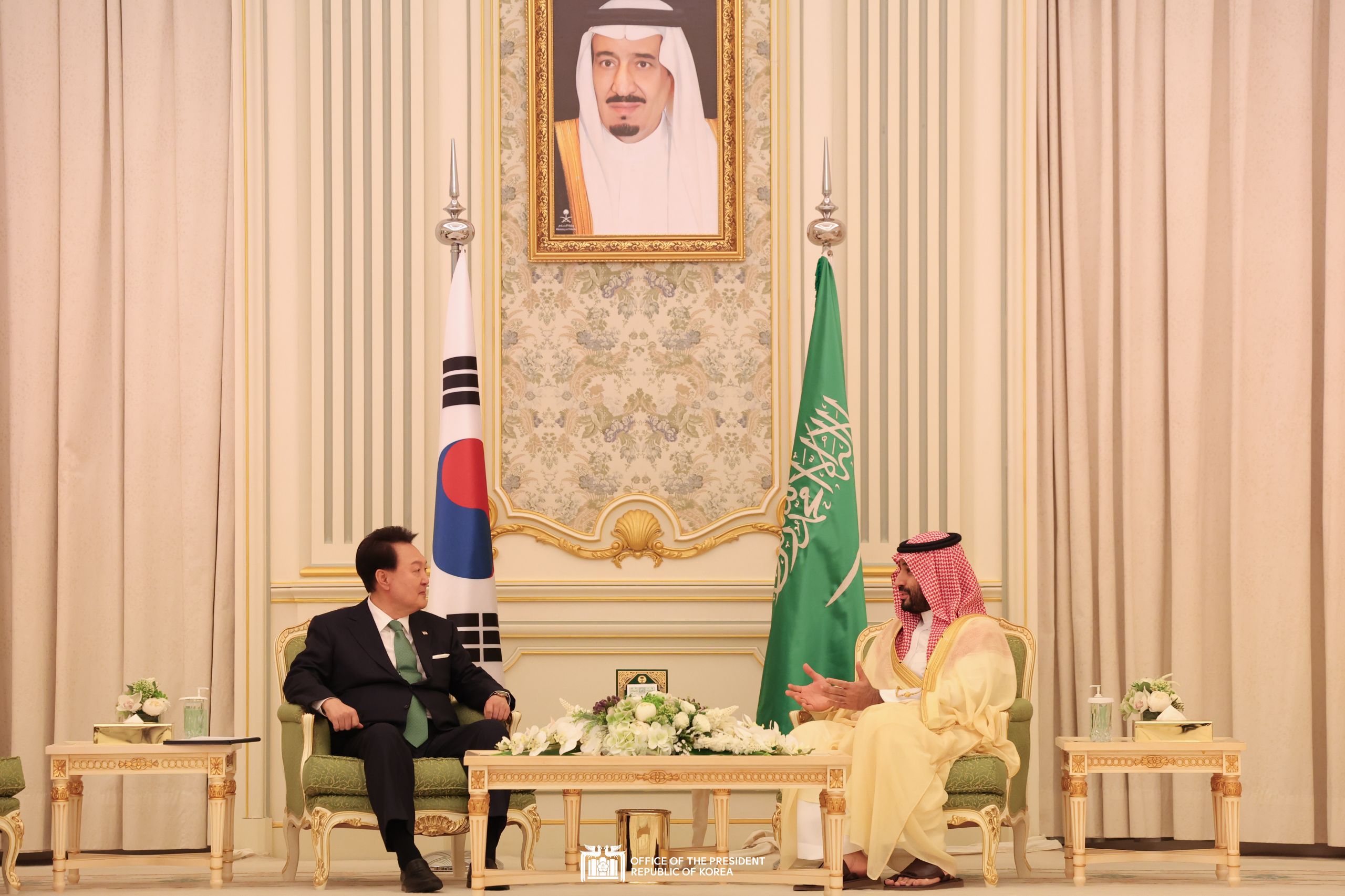 Meeting with Crown Prince and Prime Minister Mohammed bin Salman Al Saud of Saudi Arabia slide 1