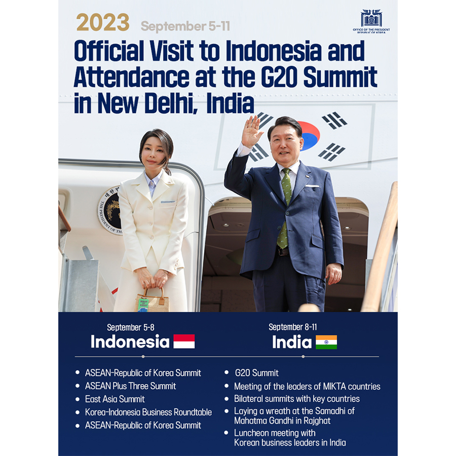 Official Visit to Indonesia and Attendance at the G20 Summit in New Delhi, India