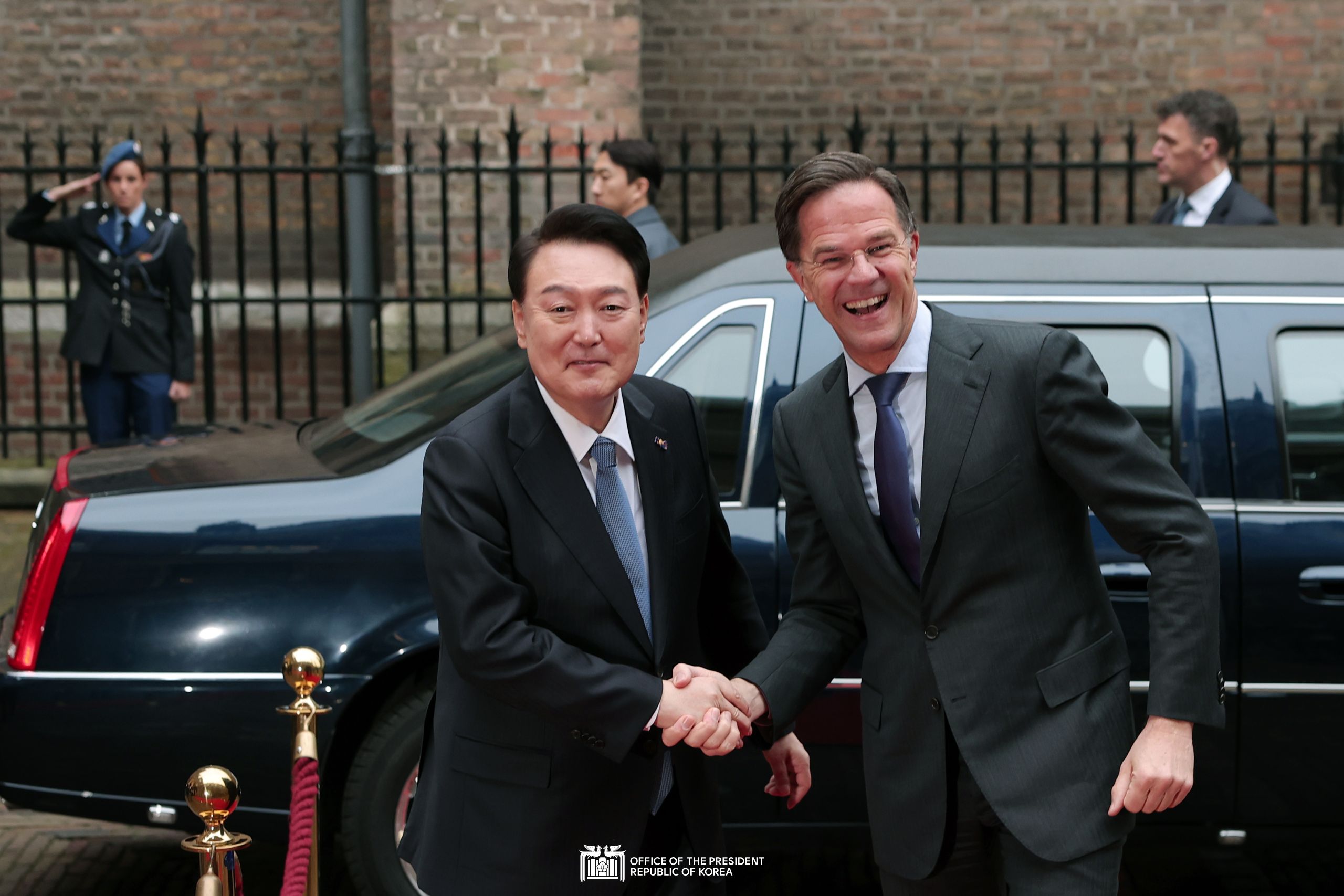 Meeting with Prime Minister Mark Rutte of the Netherlands slide 1