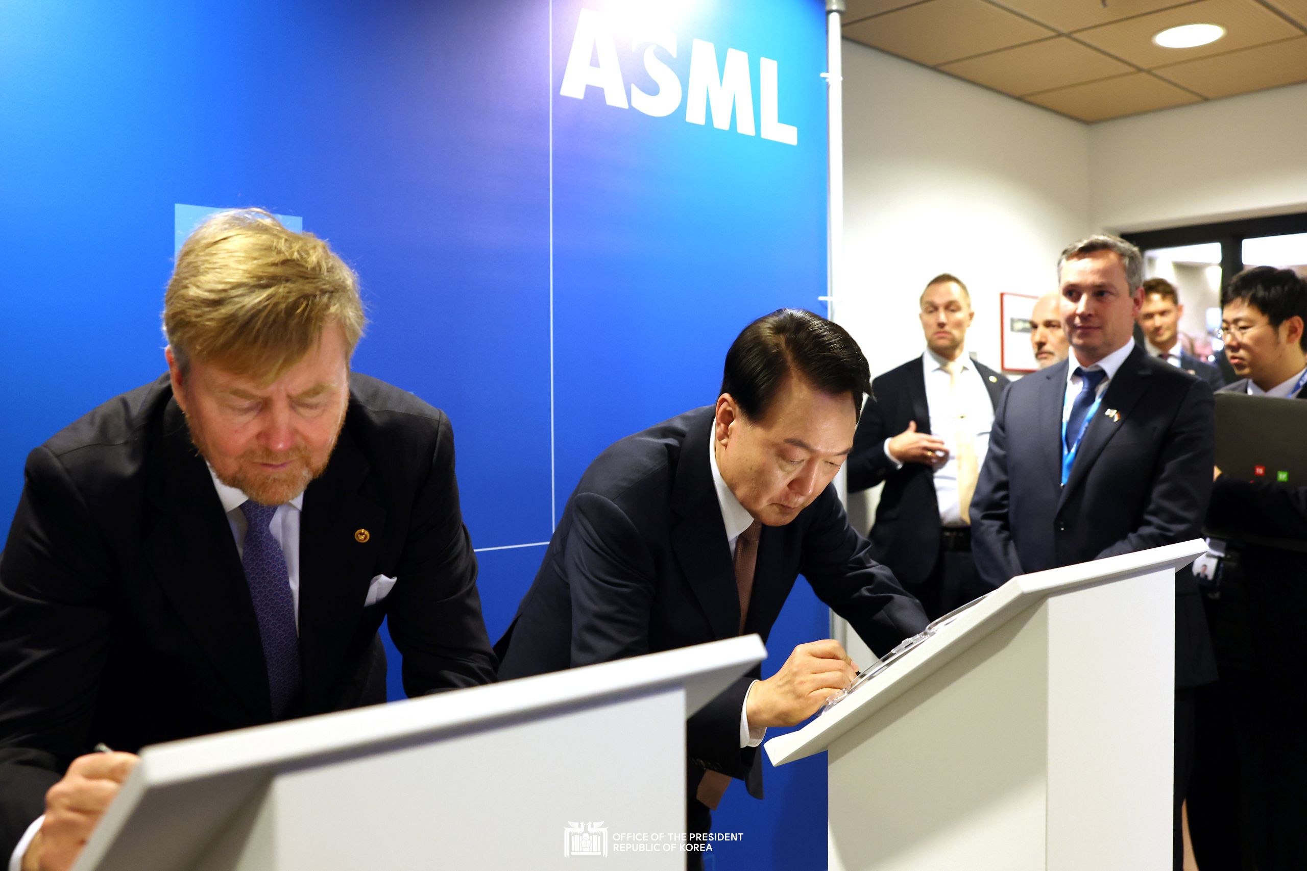 Visiting the headquarters of ASML slide 1