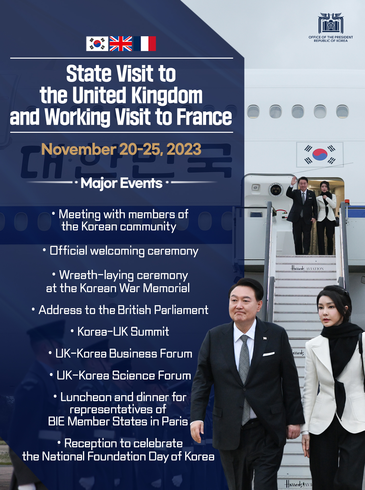 State Visit to the United Kingdom and Working Visit to France