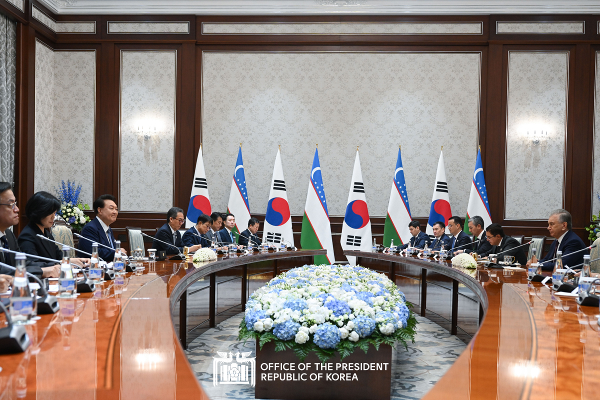 Remarks by President Yoon Suk Yeol at the Korea-Uzbekistan Expanded Summit