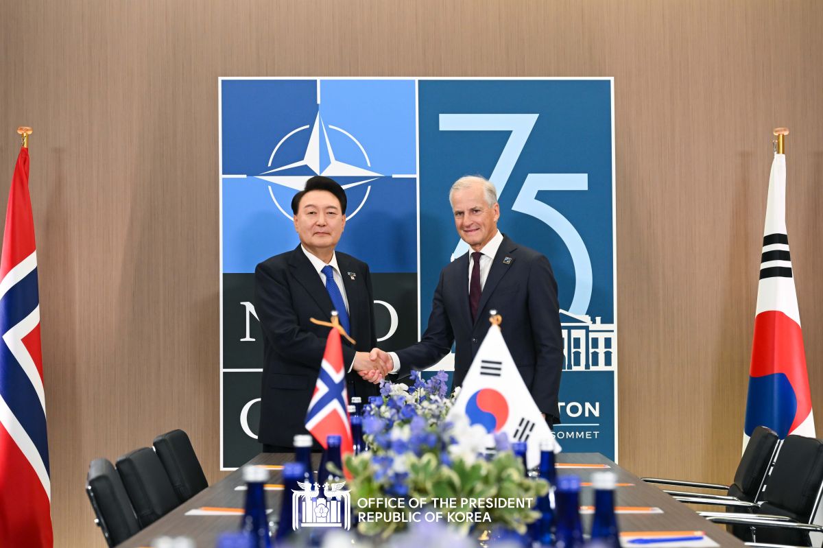 Korea-Norway summit on the sidelines of the NATO Summit