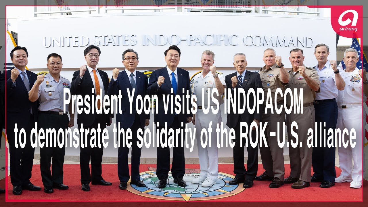 President Yoon visits US INDOPACOM to demonstrate the solidarity of the ROK-U.S. alliance