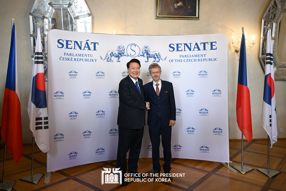 Meeting with the Speaker of the Chamber of Deputies of the Parliament of the Czech Republic