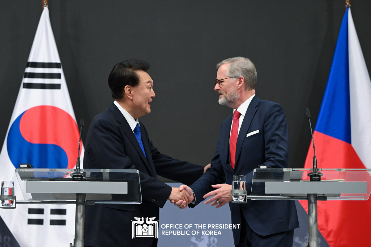 Remarks by President Yoon Suk Yeol at the Joint Press Statement with the Czech Prime Minister Petr Fiala